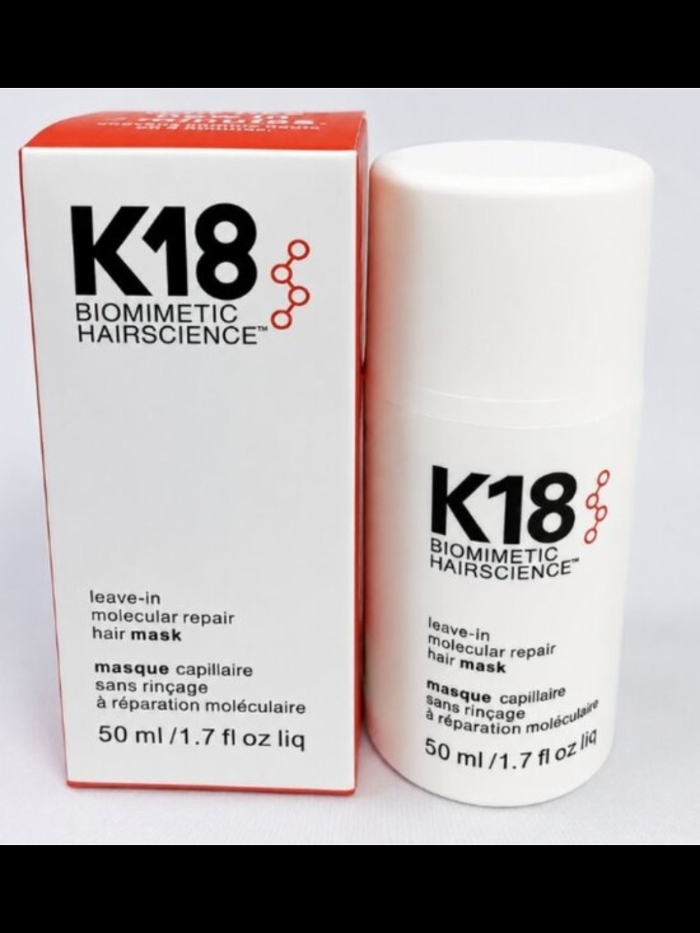 K18 Leave-in Molecular Repair Hair Mask Sealed